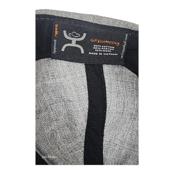 Get Your Hooey Snapback Hat Embroidered Cowboy Logo Gray & Purple - Picture 6 of 9